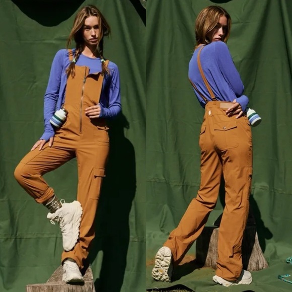 NWT Free People Movement Cascade Overall Jumpsuit